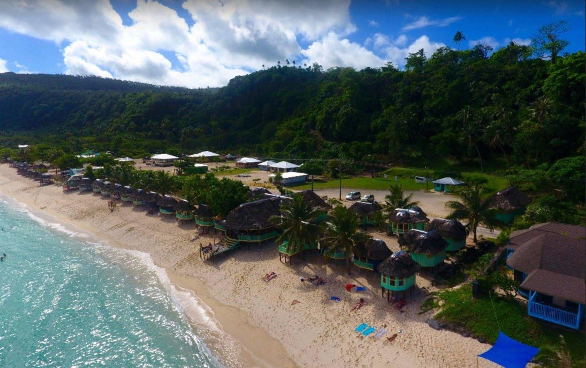Taufua Beach Fales Lalomanu Eksteriør billede