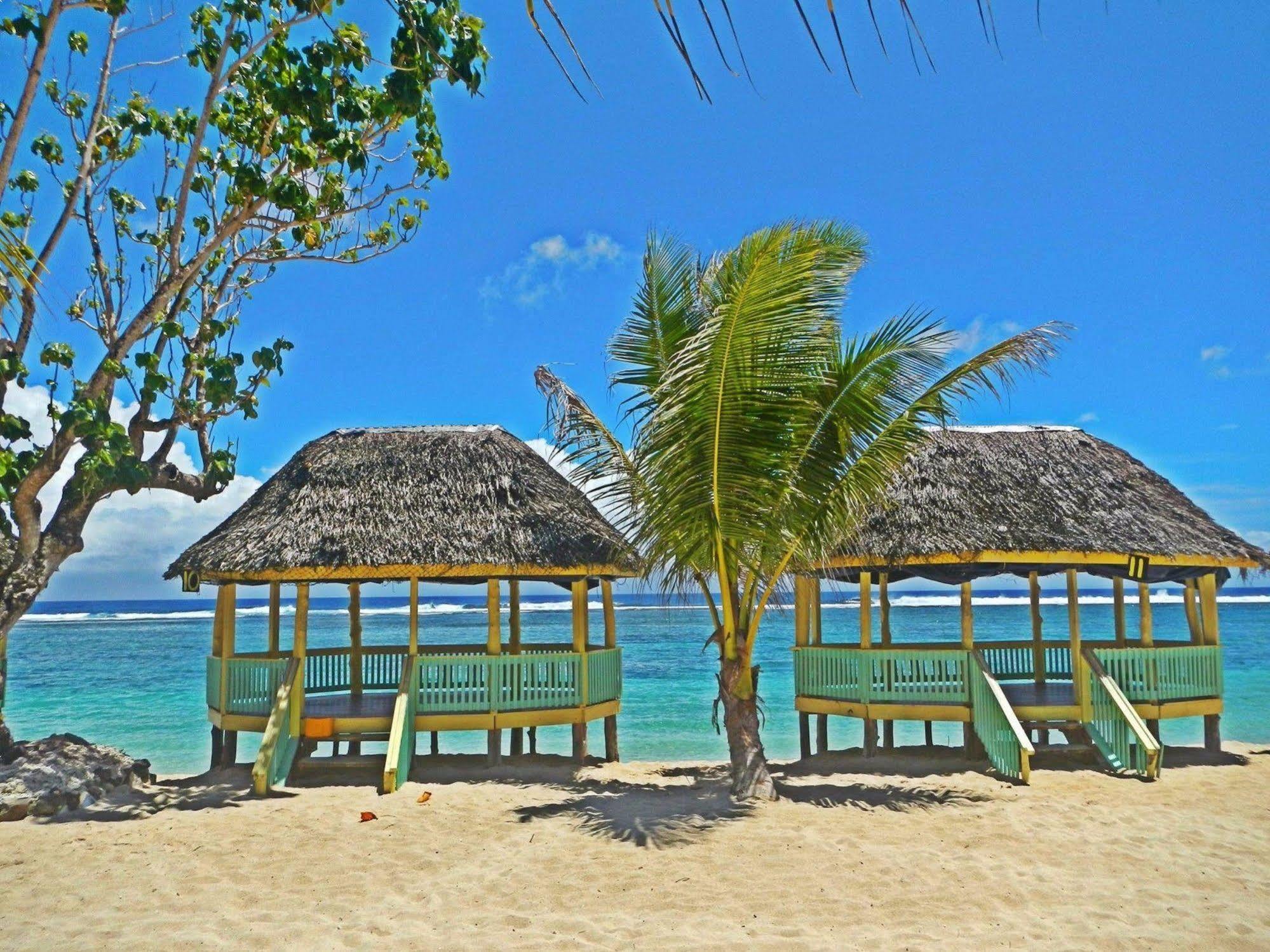 Taufua Beach Fales Lalomanu Eksteriør billede